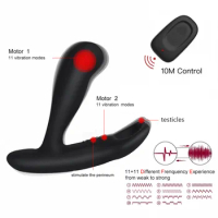 Adult products remote control men's prostate massager vestium anal plug men's sex toys
