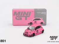 Mini GT 1/64 ABARTH 595 LB-WORKS x Abas Works Pink - MGT00851-R Model Car Corp