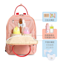 2023 Mommy Bag Backpack Multifunctional ความจุขนาดใหญ่ใหม่ Bao Mom แม่และเด็กออกไปรอคลอดกระเป๋าเป้ของแท้