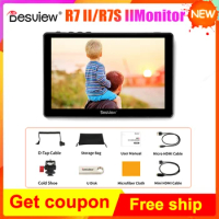 Desview Monitor R7 II R7S II 4K 7 Inch Display Monitor SDI HDMI- 3D LUT HDR Touch Screen on Camera for DSLR Camera