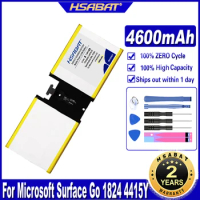 HSABAT G16QA043H 2ICP4/76/76 4600mAh Laptop Battery for Microsoft Surface Go 1824 4415Y Tablet PC Batteries