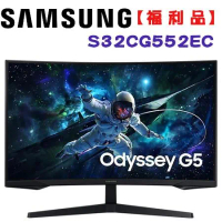 SAMSUNG三星【福利品】S32CG552EC  G5 32吋 VA 1000R 曲面電競螢幕 