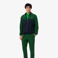【LACOSTE】男裝-Tennis x Novak Djokovic 運動套裝(綠色/深藍配色)