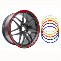 16/17/18/19/20inchs 4pcs Car Vehicle Wheel Rims Edge Protector Ring Tire Guard Strip Decor For Tesla Model 3