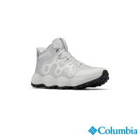 Columbia 哥倫比亞官方旗艦 男款- Outdry防水超彈力健走鞋-淺灰(UBM49800LY / 2023春夏)