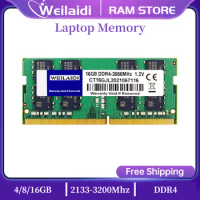50PCS DDR4 8GB 16GB Memory 2666Mhz 3200Mhz z PC4 21300 25600 Memoria Ram Laptop Memory 1.2V 260Pin SO-DIMM Intel-specific memory