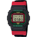 Casio 卡西歐 G-SHOCK 紅武士 DW-5600THC-1 帆布錶