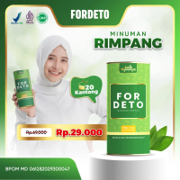 Teh Rimpang Fordeto Tea Minuman Teh Celup Kunyit, Temulawak dan Mengkudu 40 Gram Isi 20 Kantong