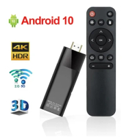 Smart TV Stick Android 10 Dual Wifi 4K HDR10 2GB 16GB Q6 Mini TV Stick Android 10.0 Smart TV Box 1GB 8GB Media Player PK DQ06