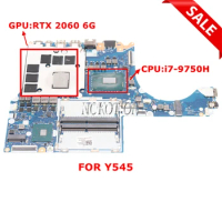 NM-C221 5B20S42289 For Lenovo Legion Y545 Y7000-2019 Y540-15IRH Laptop Motherboard With SRF6U i7-9750H CPU GeForce RTX 2060 6G