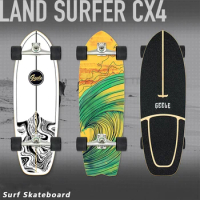 Land Surfer Surfboard Skateboard Fish Board CX4 Beginner Surf Ski Practice Board Simulation Surfing Without Pedaling