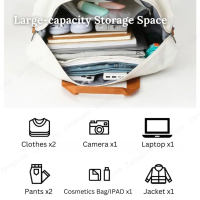 Travel Luggage Bag Fashion Duffel Bag Sport Gym Bag Lelaki Wanita Beg Balik Kampung Baju Beg Besar
