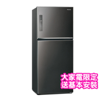【Panasonic 國際牌】580公升一級無邊框鋼板雙門冰箱(NR-B582TV-K)