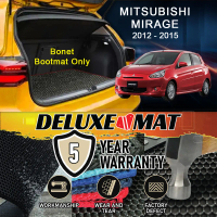 MITSUBISHI MIRAGE 2012 2013 2014 2015 Deluxe Boot Mat Car Boot Carpet Karpet Bonet Kereta