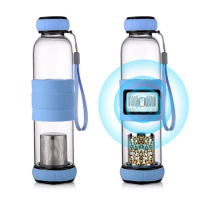 SOUDRON ph 9.5 Terahertz water gobelet alcalin alkaline water bottle Terahertz alkaline sport bottles with filter