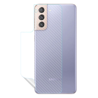 O-one大螢膜PRO Samsung三星 Galaxy S21+/S21 Plus 全膠背面保護貼 手機保護貼-CARBON款