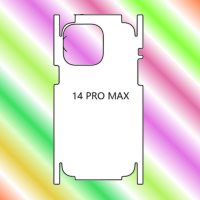 【太極定位柔韌膜】iPhone 11/12/13/14/15 Pro Max_Plus 機背防護包膜貼(透亮疏水包邊款)