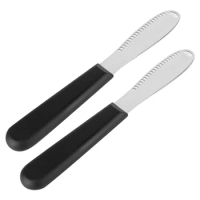 Butter Knife Butter Spreader 3 In 1 Stainless Steel Butter Knives With Serrated Edges And Scraping Holes Comfort Grip
