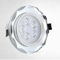5w crystal led downlight LED Lamp Recessed LED Ceiling Downlights Energy Saving Indoor Lighting AC85-265V Warm/Cold white
