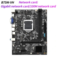 LGA-1155CPU PC Mainboard PCI Express 16X B75M-VH Desktop Mainboard 2*DDR3Memory M.2 NVME USB3.0 SATA3.0