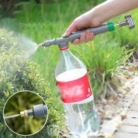 Manual High Pressure Air Pump Sprayer Adjustable Drink Bottle Spray Head Nozzle Garden Watering Tool Sprayer Car Cleaning Tools