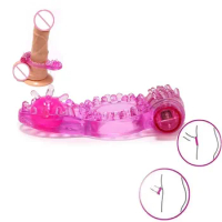 Adult Supplie Cock Ring Penis Ring Vibrator Stimulator Erection Massage Soft Ring Set Vibration Ring Silicone Sperm Sex Product