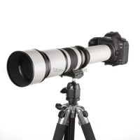 JINTU 650-1300mm MF Manual Focus suppuer telephoto Lens Kit for Canon EOS M Mount M1 M2 M3 M5 M6 M10 M50 M100 M200 Camera