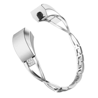 Hot TTKK For Fitbit Alta/Fitbit Alta HR Small Women Metal Replacement Bands Accessories Straps Bracelet Bangle Wristbands