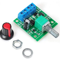 DC Motor Speed Controller 1.8v 3v 5v 6v 7.2v 12v 2A 30W Low Voltage DC Motor Speed Controller PWM 18
