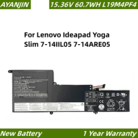 15.36V 60.7WH L19M4PF4 L19D4PF4 L19C4PF4 5B10W65297 Laptop Battery For Lenovo Ideapad Yoga Slim 7-14IIL05 7-14ARE05