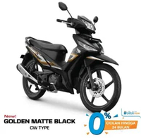 Honda SUPRA X 125 Sepeda Motor Matte Black Palembang