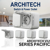 SAKLAR WATERPROOF ARCHITECH V12 SERIES PACIFIC / STOP KONTAK OUTBOW