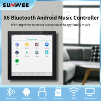 Mini Bluetooth WiFi Audio Amplifier Android Smart Home Background Music Player Google 4 Inch