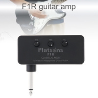 Electric Guitar Miniature Headphone Guitar Amp Amplifier Built-in Classical Rock Effect Guitar Parts Accessories