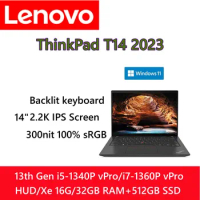 ThinkPad T14 2023 Laptop intel i5-1340P vPro/i7-1360P vPro Integrated Graphics 16GB/32GB RAM 512GB/1TB SSD 2.2K LTE 14''Notebook