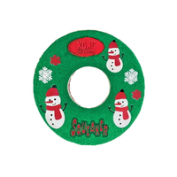 KONG 聖誕甜甜圈啾啾玩具 雪人 M 狗玩具 發聲玩具 寵物玩具