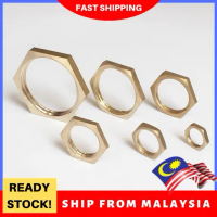 Brass Hex Head Nuts Pipe Fittings (M.stock) 1/8\ 1/4\" 3/8\" 1/2\" BSP Thread"