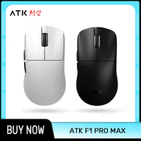 Atk F1 Pro Max Mouse F1 Ultimate Wireless Bluetooth Mouse Paw3950/Ultra 8K Lightweight 2 Mode Mouse Fps Office Gaming Mouse Gift