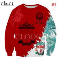 2023 newHX Liverpool Jersey Red 3D Print Men Men Women Sweatshirt Casual Long Sleeve Tees