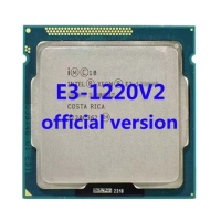 E3-1220V2 Original OEM Xeon E3 1220V2 3.1Ghz/3.5Ghz 4-Core 8MB Cache 69W LGA1155 CPU Processor For B75/H61 Motherboard