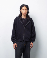 Valorum - Hoodie boxy double zipper - Baby terry cotton - jacket pria