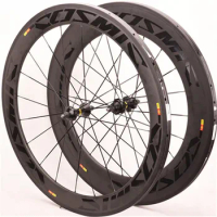 Carbon Track Wheels for Bike, Fixed Gear, 700C, Carbon Wheelset, Clincher, Single Speed, Bike Fixie Wheels