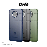 QinD Redmi Note 9T/Note 9 5G 戰術護盾保護套 TPU 手機殼 鏡頭加高【APP下單最高22%點數回饋】