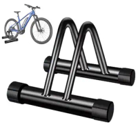 Bike Parking Stand Mountain Bike Standing Floor Rack Vertical Stainless Steel Bicycle Holder Bike Parking Stand Bike Accessories