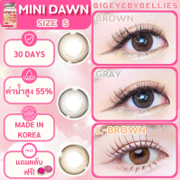 คอนแทคเลนส์ธรรมชาติ ขนาดมินิ รุ่น Mini Dawn Brown / Gray / Light Brown (kittykawaii)