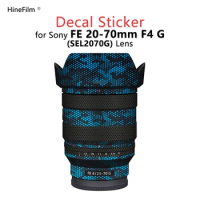 For Sony FE20-70F4G Lens Cover Sticker fe20 70 Decal Skin FE20-70mm F4 G Protector Coat SEL2070G Wrap Sticker Film