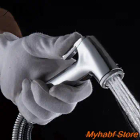 1pc Toilet Sprayer Gun Stainless Steel Pressurized Hand Bidet Faucet for Bathroom Sprayer Gun Sprinklers Toilet Shower Head