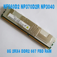 1PCS NF560D2 NP370D2R NP3040 For Inspur Server Memory 8GB 8G 2RX4 DDR2 667 FBD RAM