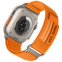 Nylon Strap For Apple Watch Band 44mm Ultra 49mm 41mm 40mm 45mm 42mm watchband sport Bracelet Correa iwatch Series 8 se 7 6 5 4