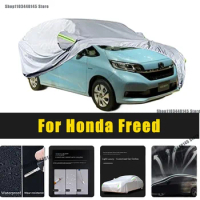 Full Car Covers Outdoor Sun UV Protection Dust Rain Snow Oxford cover Protective For Honda Freed Accessories